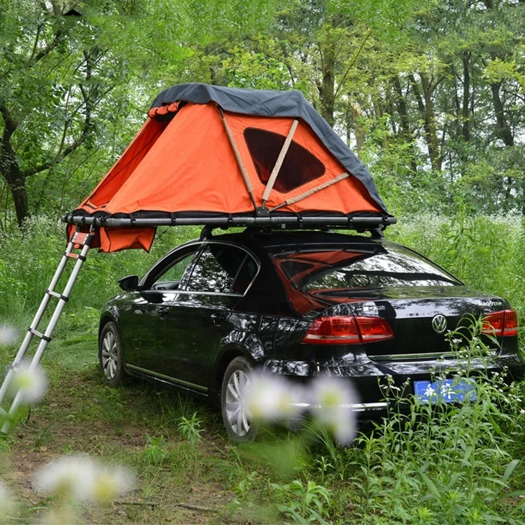 4 person hard shell easy installation car roof top tent for camping