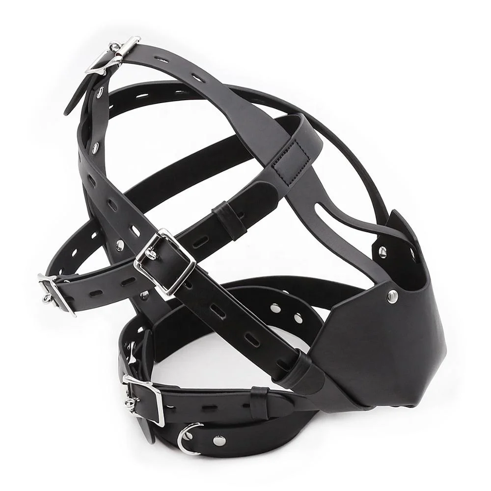 Factory BDSM Bondage Hood PVC Puppy Hood Leather Hood Eye Mask BDSM-Gear Fetish Mask Bondage Restraints