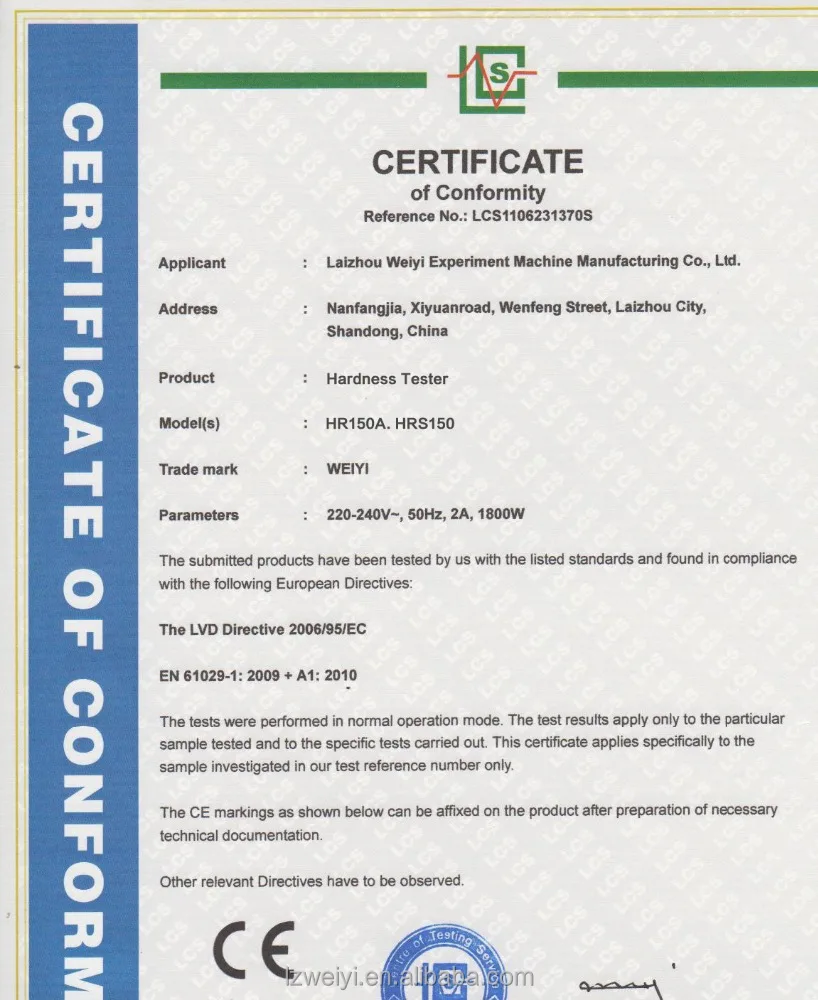 Standard hardness on the Richter scale