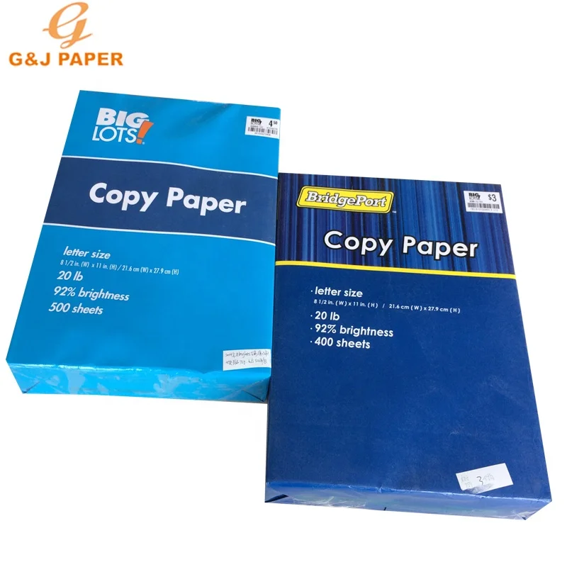 8.5*11inch 75g Letter Size Copy Paper in Reams a4 paper 70 gsm copy paper 75gsm