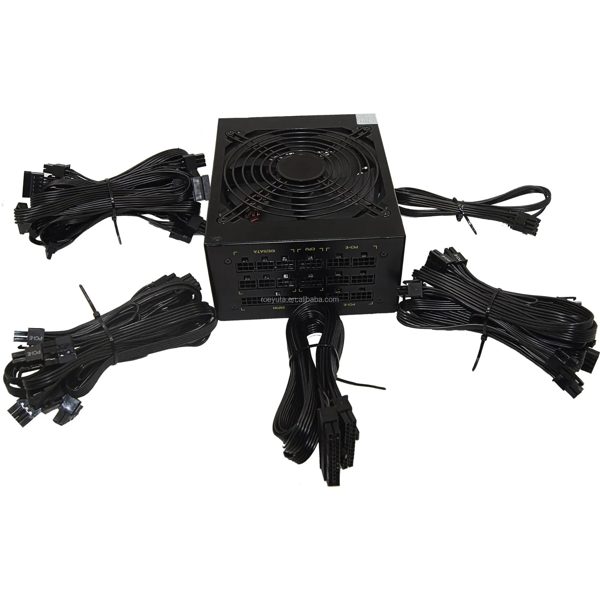 Блок питания ATX, 1250 Вт, полный модуль, вентилятор полного напряжения, бесшумный для видеосервера