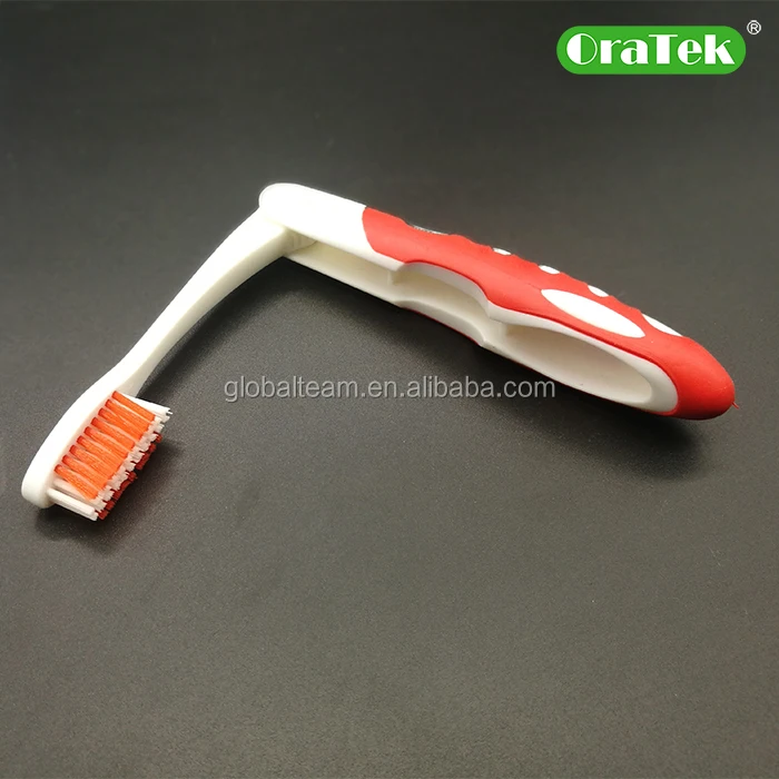 2024 Romania  hotsale and new style Portable Folding Toothbrush with Super Soft Bristle Travelling Toothbrush