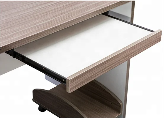 Melamine office desk Teak office staff table one person office desk