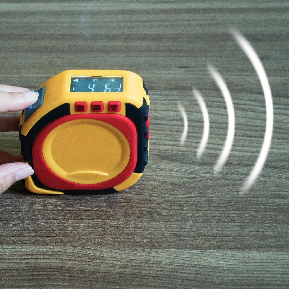 3 in 1 digital measuring tool with roller mode/sonic mode/string mode