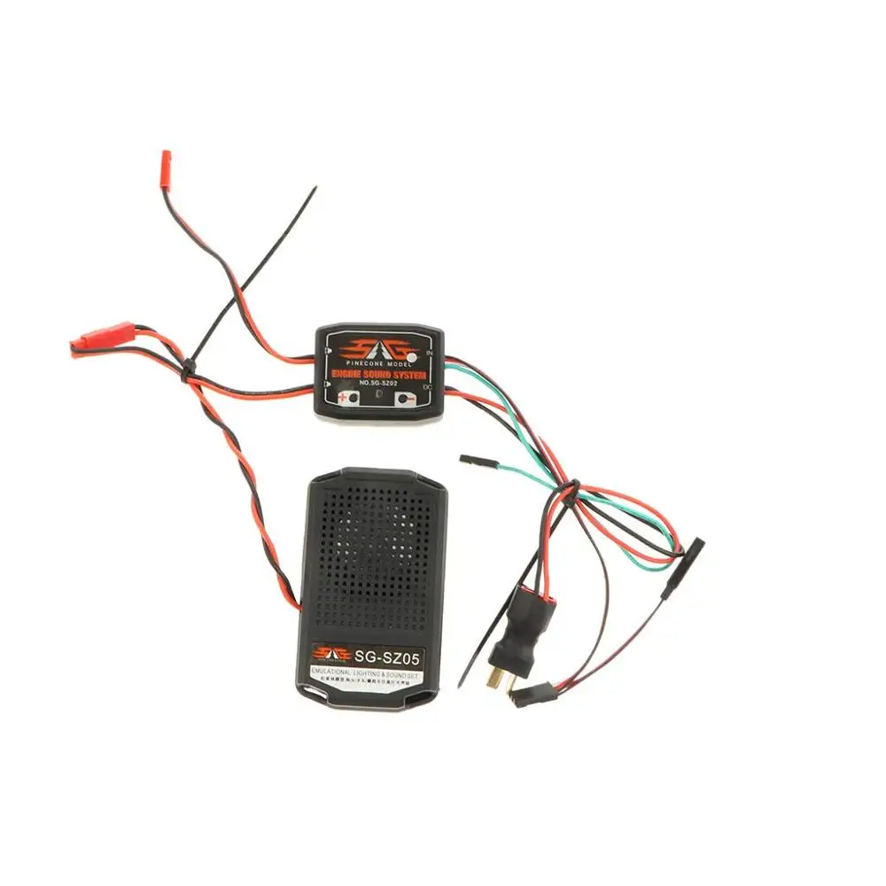 Система симуляции звука двигателя звуковой звук для радиоуправляемого скалолазания армейского грузовика прицепа