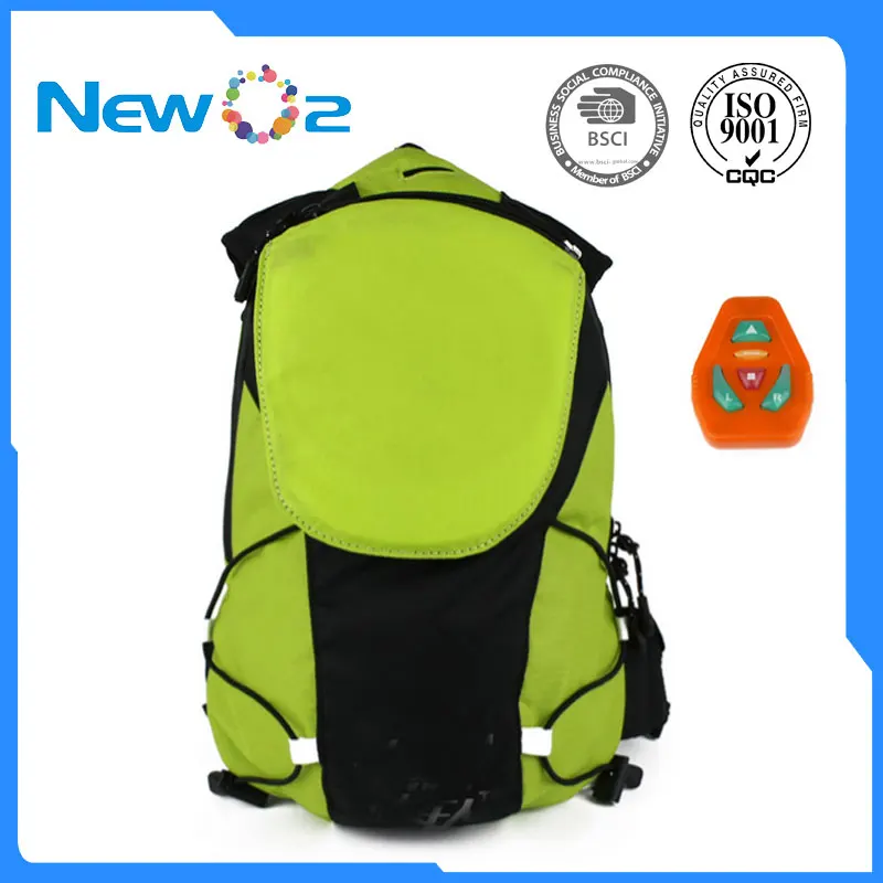 Factory direct sale LED turn signal light bike cycling backpack for outdoor night sports
