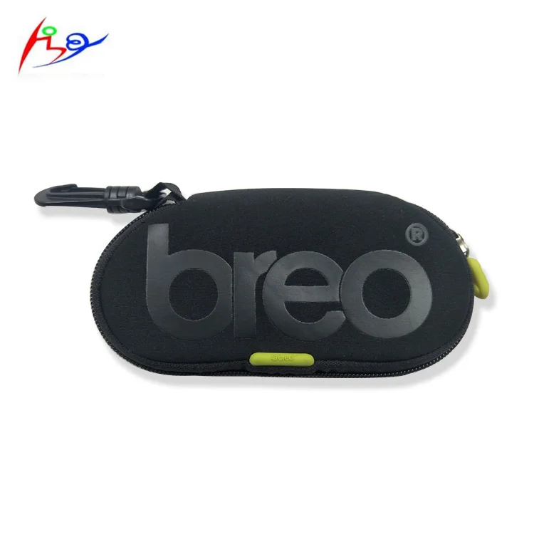 Eyeglasses case waterproof zipper pouch glasses case custom neoprene protect pouch