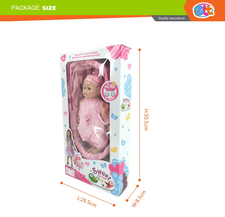 Funny trolley toy baby doll stroller for kids