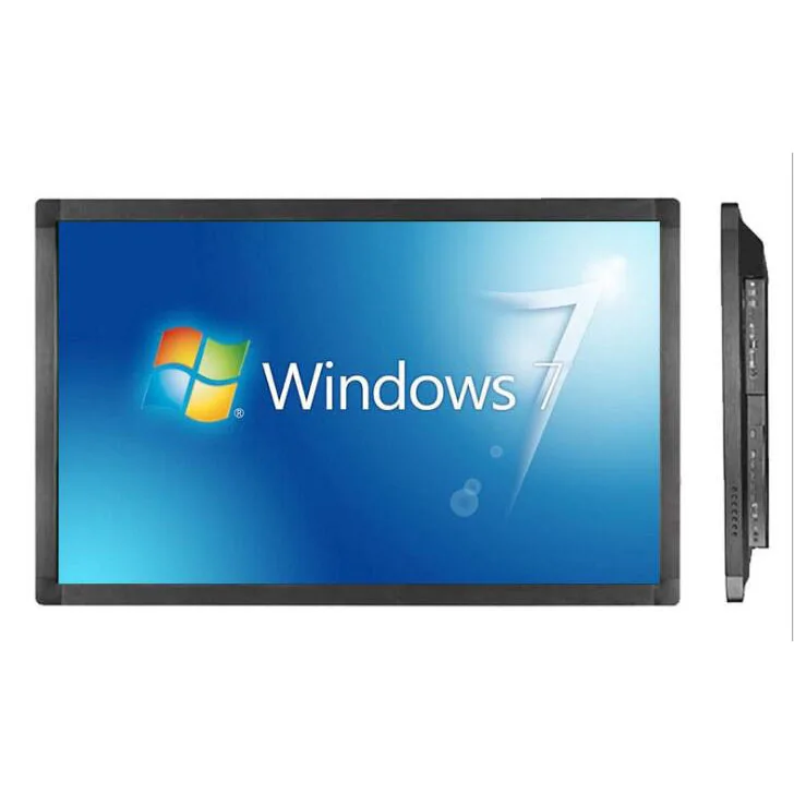 Android & Win10/11 OS 4K UHD 65 inch Wall LCD monitor touchscreen computer kiosk interactive whiteboard flat panel