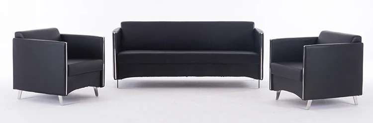 
David HL-8001 Popular Modern Classic Design Old Style Vintage Leather Sectional office Sofa 