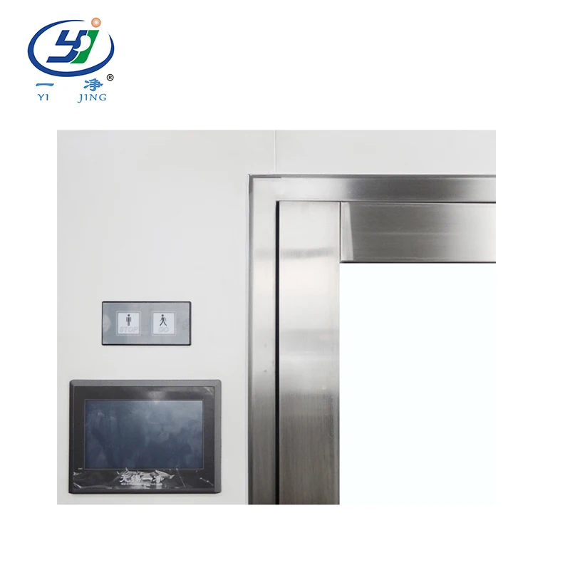 
Cheap air shower fan double person with door interlock 