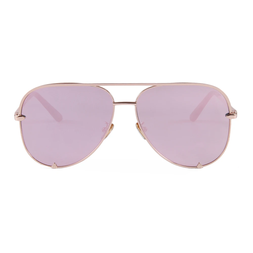 top selling women metal mirror lenses polarized outdoor sunglasses