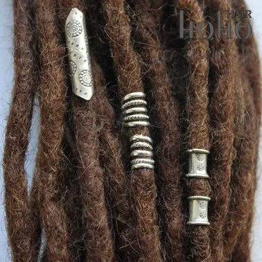 Factory price 18 inch human hair crochet dreadlock extensions for 1 pack