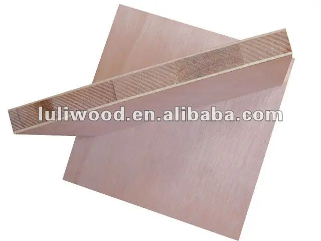 
15mm wood block board solid core high quality eco-friendly glue 