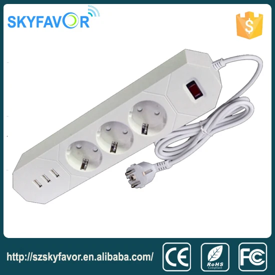 250 В мульти электрические расширение универсальный удлинитель с 1.8 м кабель смартфон usb зарядки для европейских