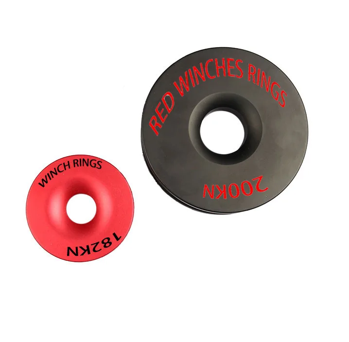 
RC40KN ningbo salman factory OEM/ODM 6061 aluminium winch snatch rings for recovery 