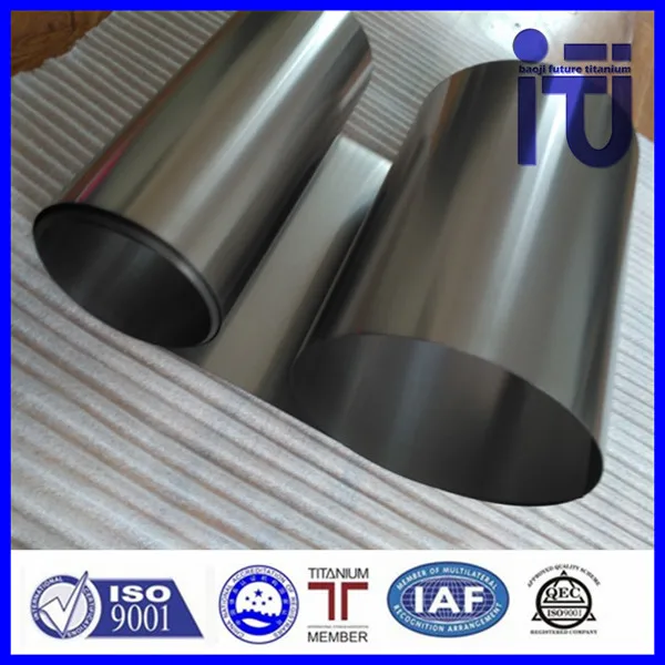 0.1mm ASTM B265 Gr 5 titanium foil