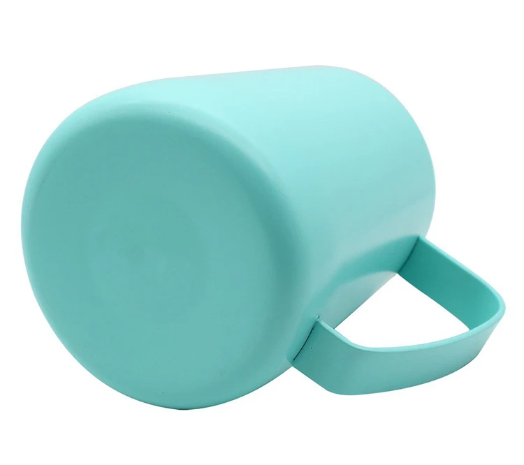 600ml  Unbreakable Bule Color Coffee, Latte and Frothing Milk Zero Defects Stainless Steel Frothing Pitcher Jug Steaming Pitcher