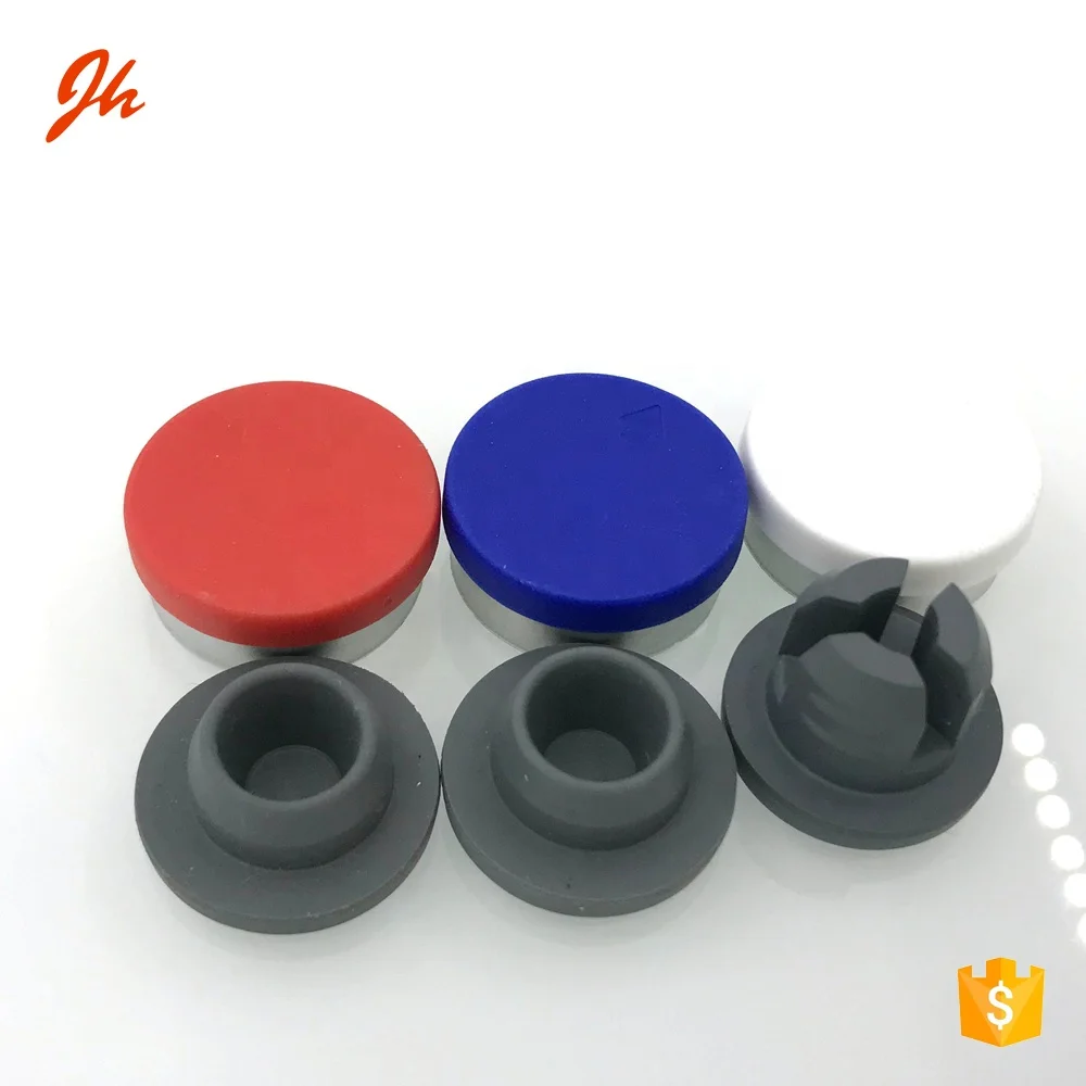 20mm grey pharmaceutical rubber stopper/syringe rubber stopper for injection vials usage