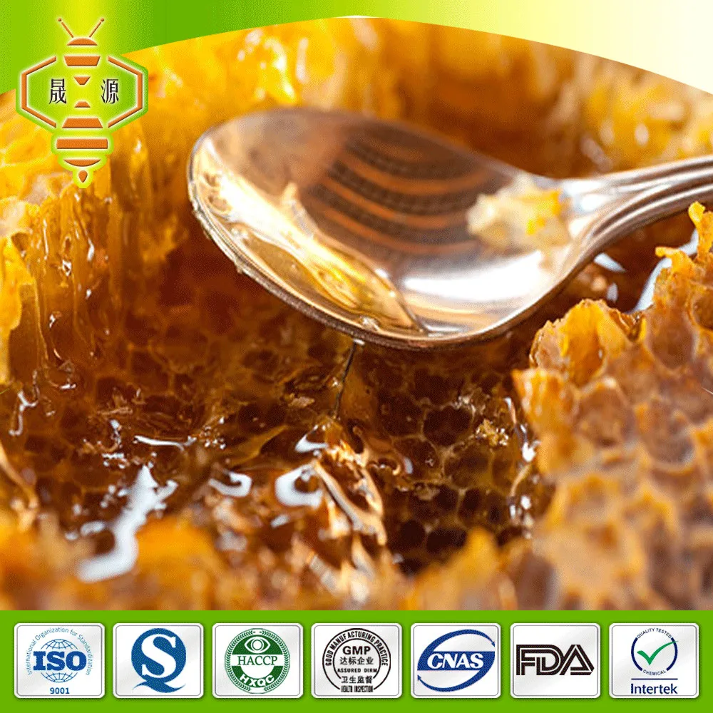 Organic Pure Bee Comb Honey Chinese Natural with 2 Years Bee Honey Shelf Life Grade 1 Bee Honey Grade Bottle Packaging 76 Brix