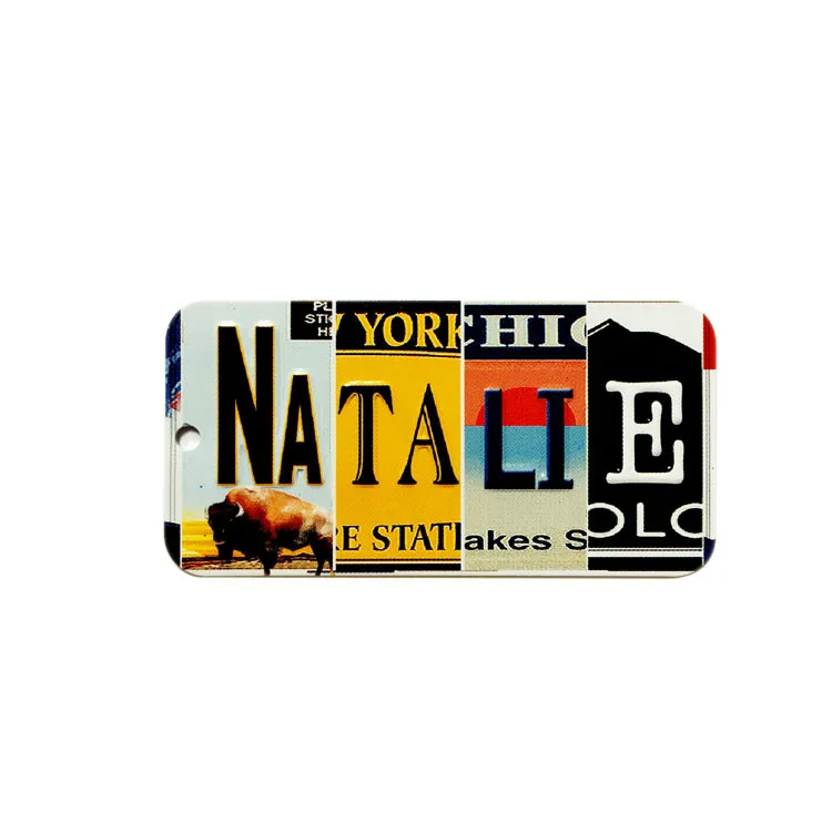 
Australia Souvenir Aluminum Number License Plates blank car metal plate with any logo or designs license Vehicle registrati 