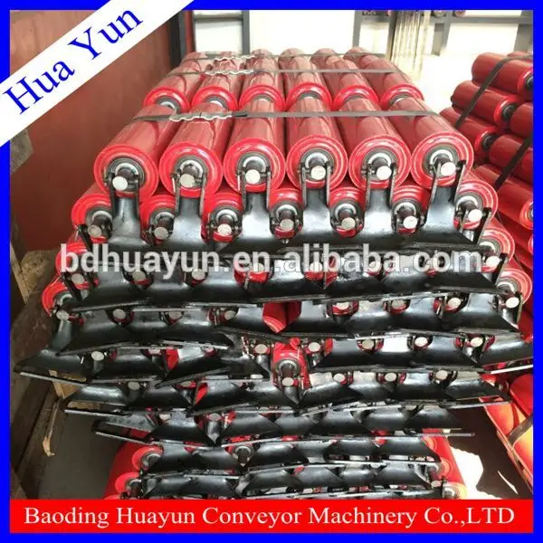 108mm диаметр тяжелой висит подвеска ролики для подземных горных работ конвейер