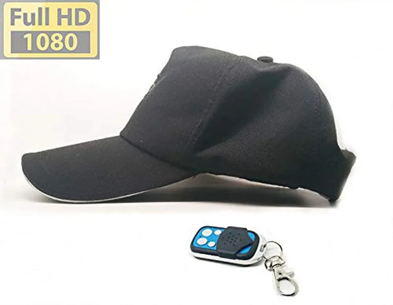 Portable DV Spy 1080P hd Mini Hidden Camera hat with 16GB meory built in