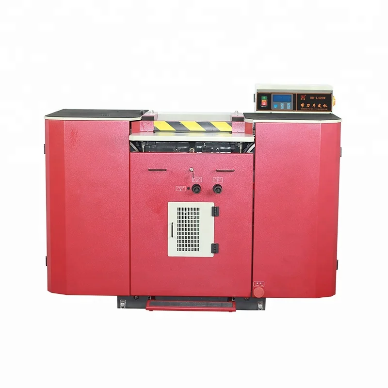 
High Precision 420mm Width PLC Band Knife Leather PU PVC Splitting Machine BD-L420W 