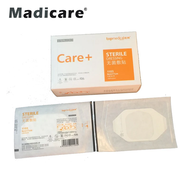 adhesive wound dressing waterproof transparent