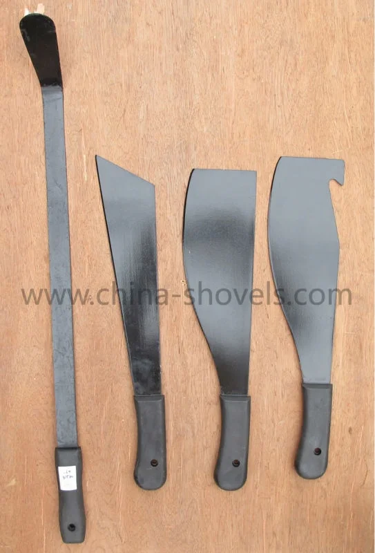 
Plastic handle Cane knives hunting steel matchet 
