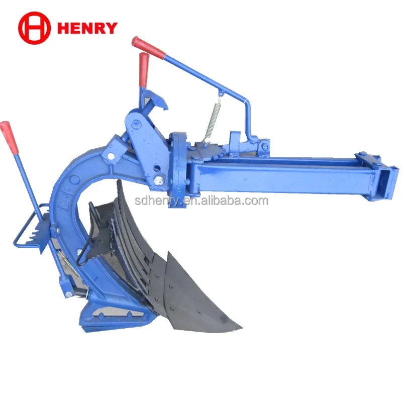 
electric start power tiller with plough 