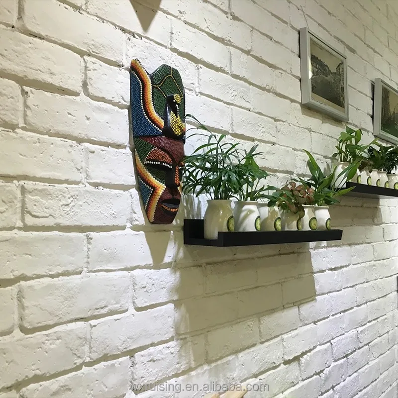 Настенный декоративный белый культурный кирпич