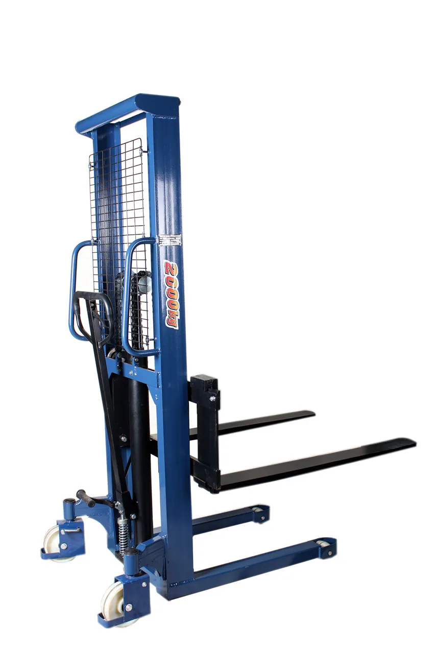 1000KG Hydraulic Manual Stacker Factory price Manual Hydraulic small stacker manual mini stacker