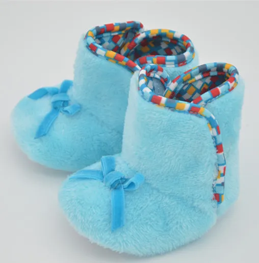 
LIGHT BLUE FUR CUTE BABY SHOES WINTER 