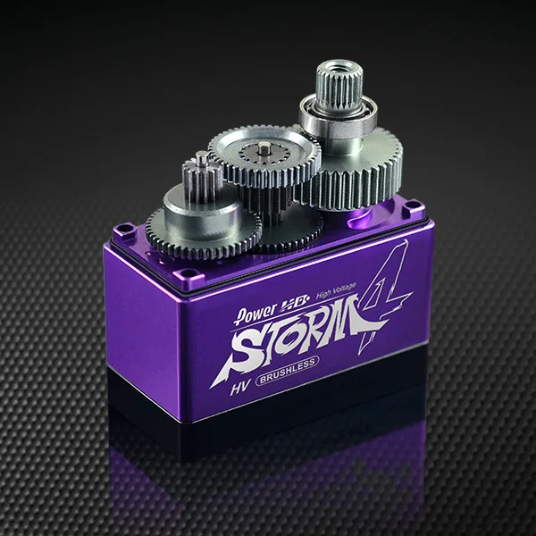 Power HD STORM-4 7.4V 25.0 kg-cm Torque 0.085 Sec Speed HV Brushless Digital Metal Gear Servo compatible with JR SAVOX