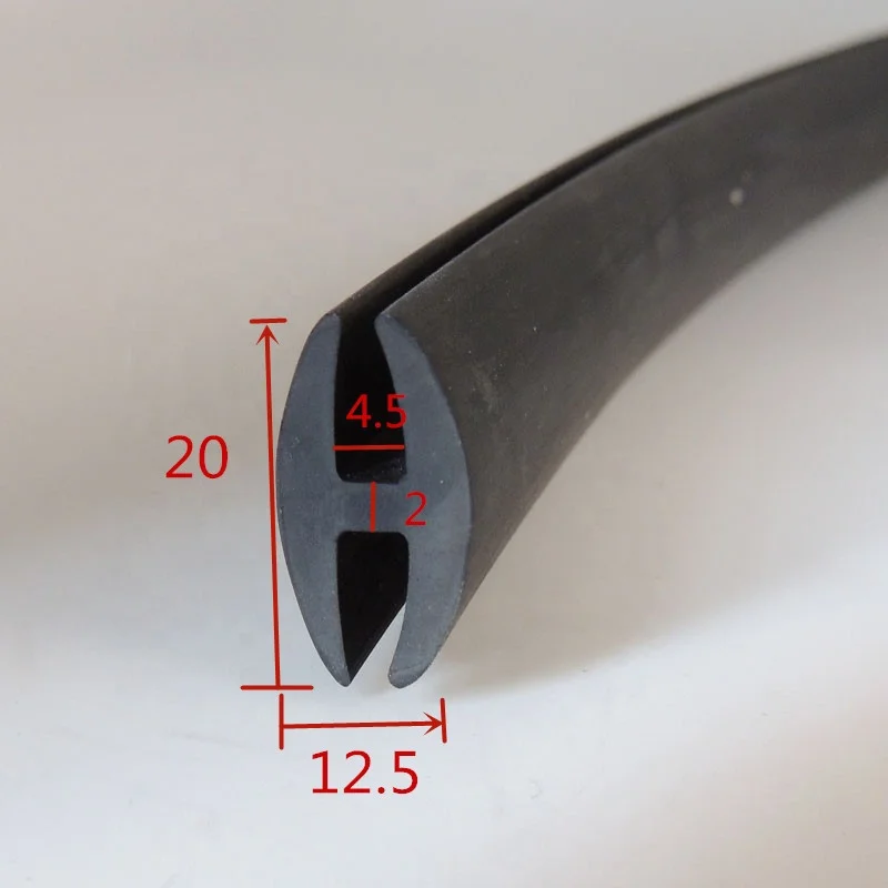 window glazing rubber seal for cab glass