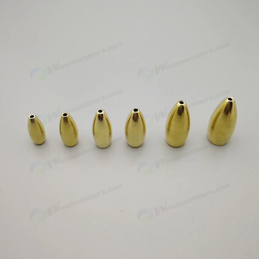 Wide range of sizes brass flipping weight,  brass fishing Weights