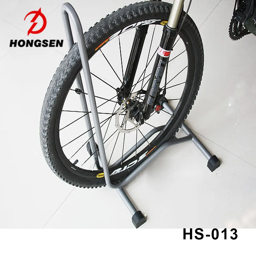 L Shape Steel Bike Parking Stand Floor Bicycle Display Rack From China HONGSEN