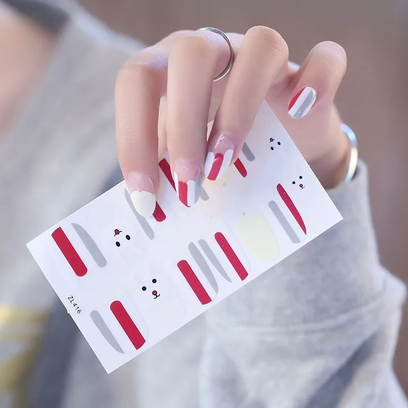 Korean  style water transfer nail sticker nail art sticker