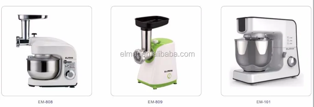 1000W Mini Portable Stand Mixers with stainless steel bowl 5.2L Capacity