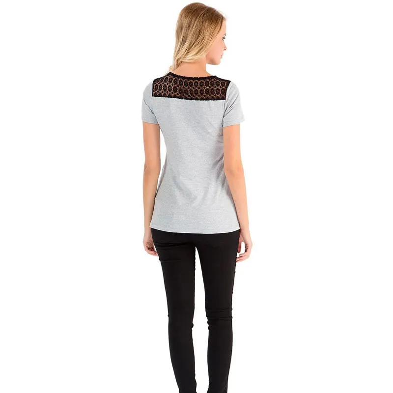 
Amazon Stitching Multi-functional Mother Short-sleeved Breastfeeding Top Clothes 