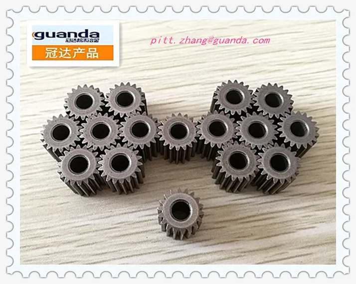 
small sintered gears for money-counting machine by powder metallurgy 