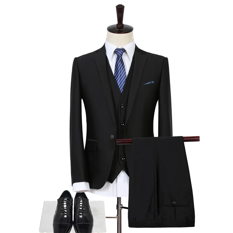 
Factory supply price New arrival fashion Men Casual 3 pieces Wedding formal Dresses 