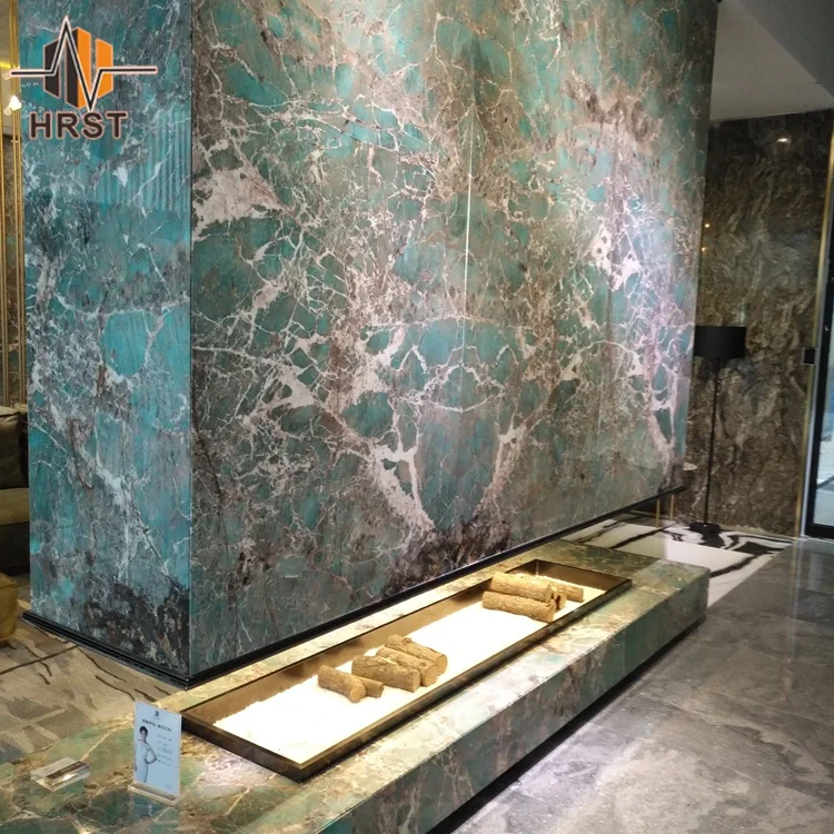 Natural Stone Verde Amazonas Green Granite Big Slabs Polished Brazilian Exotic Amazonite Slabs Green Granite Price