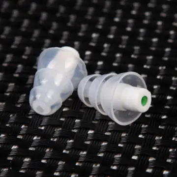 Noise reduction hearing protection silicone music earplug with filter