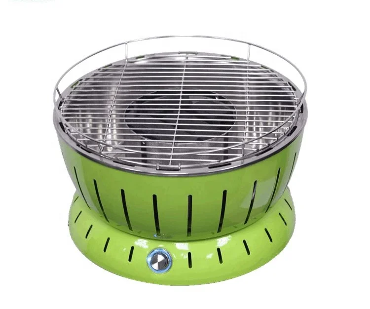 Charcoal Grill Portable BBQ Grills with Smoker Small Charcoal Grill for Desk Tabletop Outdoor Cooking Picnic Garden Terrace Camp