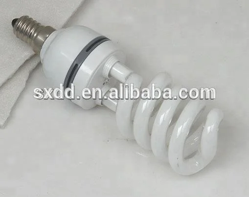 China cheap price 6500K half spiral energy saving lamp 15W 20W E27 B22