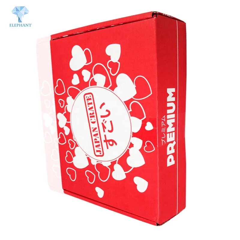 Custom Fancy Design Attractive Red Color Printing Christmas Candy Box