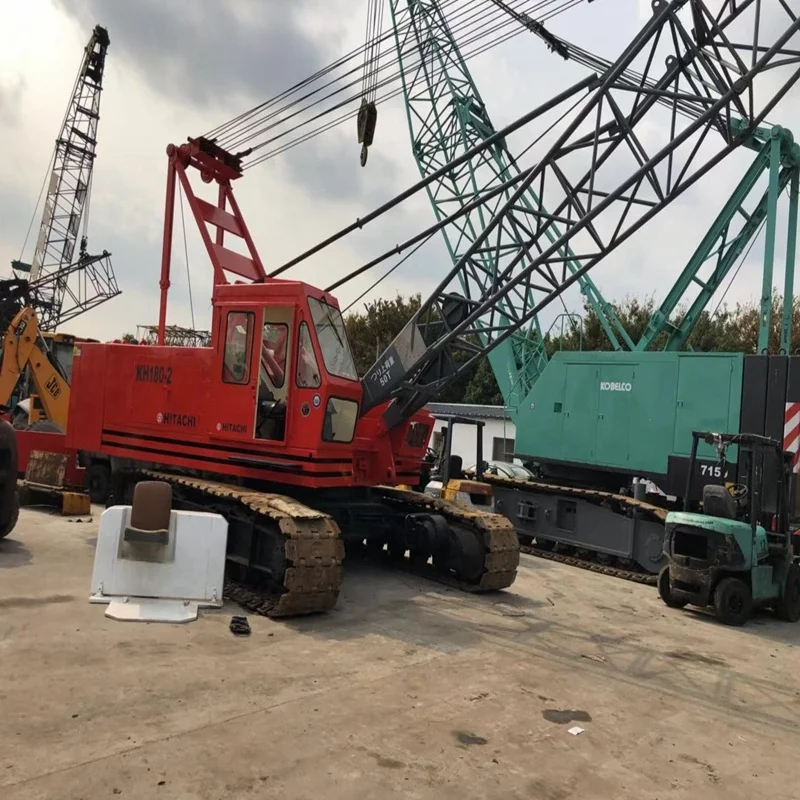 50 тонн, бывший в употреблении японский гусеничный кран hitachi kh180, распродажа