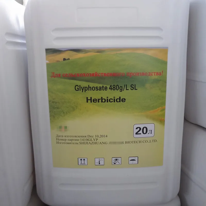 
Glyphosate Weedskiller 360g/l SL 41% SL 480g/l Sl IPA /High Quality Agrochemicals Herbicide Glyphosate 